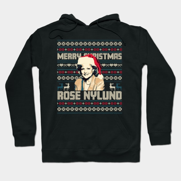 Rose Nylund Merry Christmas Hoodie by mia_me